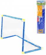 Branka dtsk fotbalov modr 92x56x63cm - zvtit obrzek