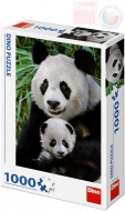 Puzzle 1000 dlk Pand rodina 47x66cm - zvtit obrzek