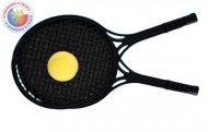 LORI 226 Set plastov na soft tenis 2 rakety a mek v scest