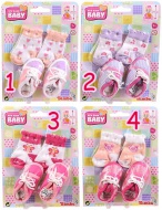 SIMBA set ponoky a botiky vel. 38-43 pro panenku New Born Baby