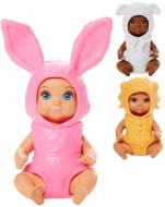 MATTEL BRB Barbie Panenka miminko v kostmu zvtko 3 druhy - zvtit obrzek