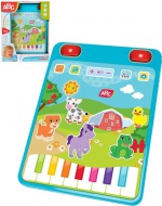 Baby tablet zbavn pianko na baterie Svtlo, Zvuk, plast