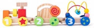 WOODY DEVO Baby vlek se roubem s aktivitami - zvtit obrzek