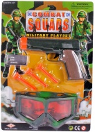 Pistole plastov se soft nboji vojensk army set s krytem na oi a znmkou - zvtit obrzek