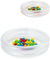 Set baby bazn kruhov nafukovac 91cm se soft mky 50ks - zvtit obrzek