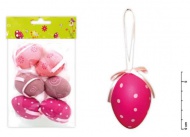 Vajka plast 6cm/6ks mix S150067/R - zvtit obrzek
