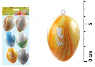 Vajka plast 6cm/6ks 