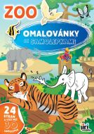 Omalovnky A4 se samolepkami Zoo - zvtit obrzek