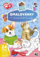 Omalovnky A4 se samolepkami ttka a Kotka - zvtit obrzek