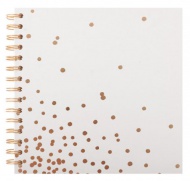 Blok spirla Eco Craft krmov se zlatm potiskem 20X20cm, 30l/180g