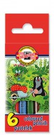 Pastelky krtk - 6 ks Krtek - zvtit obrzek
