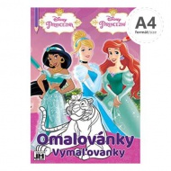 Omalovanky A4 Disney Princezny