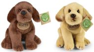 Plyov pes labrador sedc 20 cm ECO-FRIENDLY - zvtit obrzek