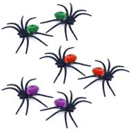 Dekorace Pavouci se t�pytkami 3 barvy