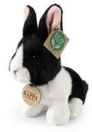 Ply�ov� kr�l�k b�lo-�ern� sed�c� 16 cm  ECO-FRIENDLY
