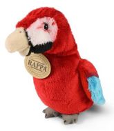 Ply�ov� papou�ek �erven� Ara 15 cm