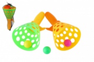 Teddies Catch ball hra/chytn mku 2ks plast 19cm + 3 mky v sce  - zvtit obrzek