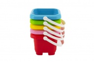 Kbelk na psek plast 12x9cm 5 barev