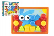 Teddies Mozaika klobouek 4cm pro nejmen hladk 26ks + pedlohy 6ks v krabici 29x20x5cm  - zvtit obrzek