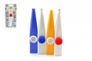 Kazoo plast 12cm asst 4 barvy na kart - zvtit obrzek