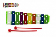 Xylofon kov/plast + 2 paliky 26cm - zvtit obrzek