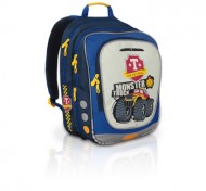 Dvoukomorov koln batoh s motivem Monster trucku CHI 192 - zvtit obrzek