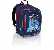 Klasick dvoukomorov koln batoh s 3D aplikac pro nejmlad kolky CHI 603 - zvtit obrzek