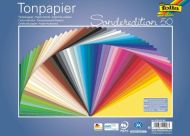 Barevn papr 130g/m&amp;#178; (Tonpapier) 50 ks, 25 x 35cm