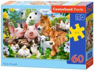 Puzzle Castorland 60 dlk - Ptel na farm - zvtit obrzek