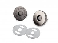 Magnetick zapnn 18 mm ern nikl nikl ern, 5 sada - zvtit obrzek