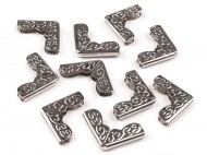 Kovov roek 16x16mm ORNAMENT