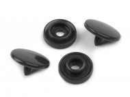 Plastov patentky / stiskac knoflky mini vel. 16 - 9 (B5) ern, 1000 sada