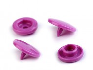 Plastov patentky / stiskac knoflky vel. 18 - 17 B56 fialov svtl, 1000 sada
