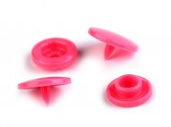 Plastov patentky / stiskac knoflky vel. 18 - 18 B47 pink, 1000 sada