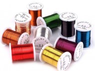 Dekora�n� dr�tek m�d�n� 0,3 mm, n�vin 10 m mix, 10 ks - zv�t�it obr�zek