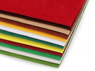 L�tkov� dekorativn� pls� / filc 20x30 cm 7 mix, 12 ks - zv�t�it obr�zek