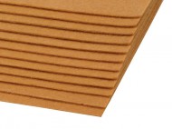 L�tkov� dekorativn� pls� / filc 20x30 cm 16 (F86) hn�d� ko�ak, 2 ks - zv�t�it obr�zek