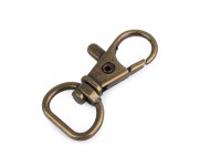 Kovov karabina oton, prvlek 12 mm 2 staromosaz, 2 ks - zvtit obrzek