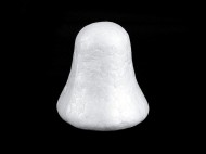 Zvonek 6,5x6,5 cm polystyren bl, 25 ks - zvtit obrzek
