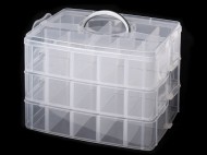 Plastov box / kufk 3 patrov s rukojet