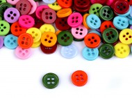Knoflk barevn mix mini velikost 14