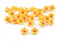 Plastov knoflky / korlky kvt 11 mm