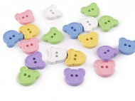 Knoflk dtsk velikost 30 medvdek smile