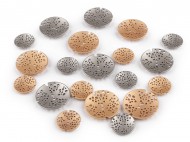 Kovov knoflk designov velikost 32, 48
