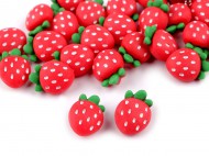 Knoflk 3D jahoda velikost 34