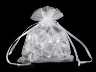 Drkov pytlk 9x11 cm organza 1 bl, 10 ks - zvtit obrzek