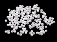 Plastov voskov korlky / perly Glance 3 mm 33 bl, 10 g - zvtit obrzek