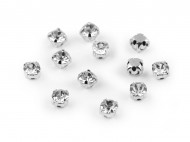 Navac atony / tras v pouzde / kotlku 4,3 mm - 4 SS18 crystal platina, 1440 ks