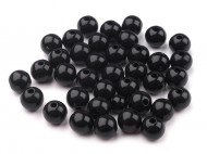 Plastov korlky Transparent 8 mm 5 ern, 20 g - zvtit obrzek