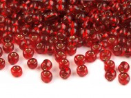 Rokajl 6/0 - 4 mm s pr�tahem 25B �erven� jahoda, 50 g - zv�t�it obr�zek